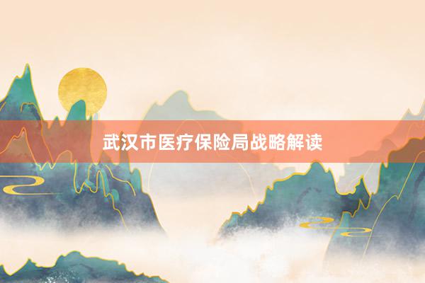 武汉市医疗保险局战略解读